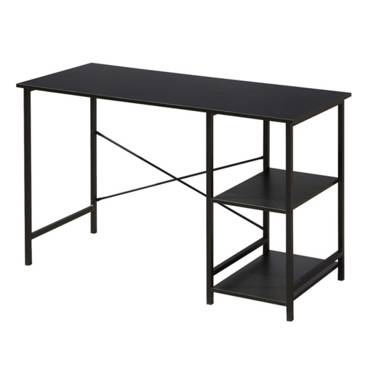 Escritorio con Estante Inferior · Negro