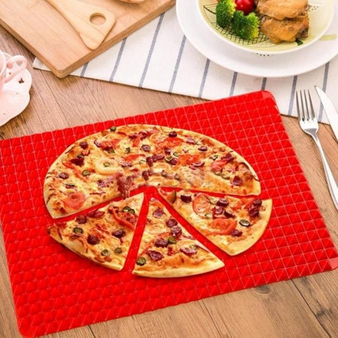 Silicona Para Hornear  · 30x40 cm. · Rojo