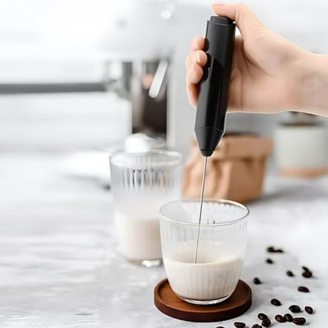 Mini Batidor  · USB · Negro