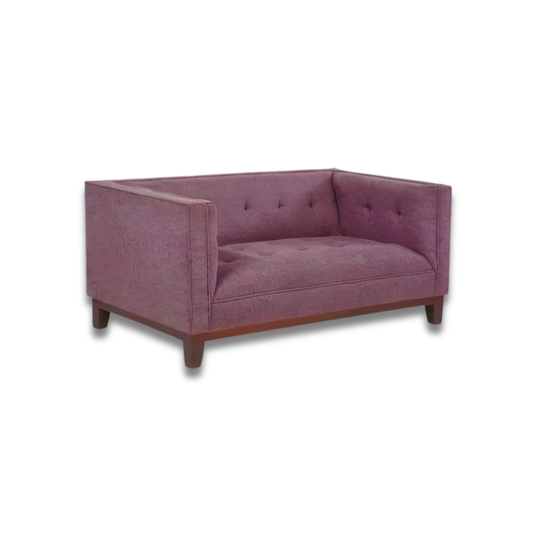 Sofá Praga · 2C · Velvet · Palo Rosa