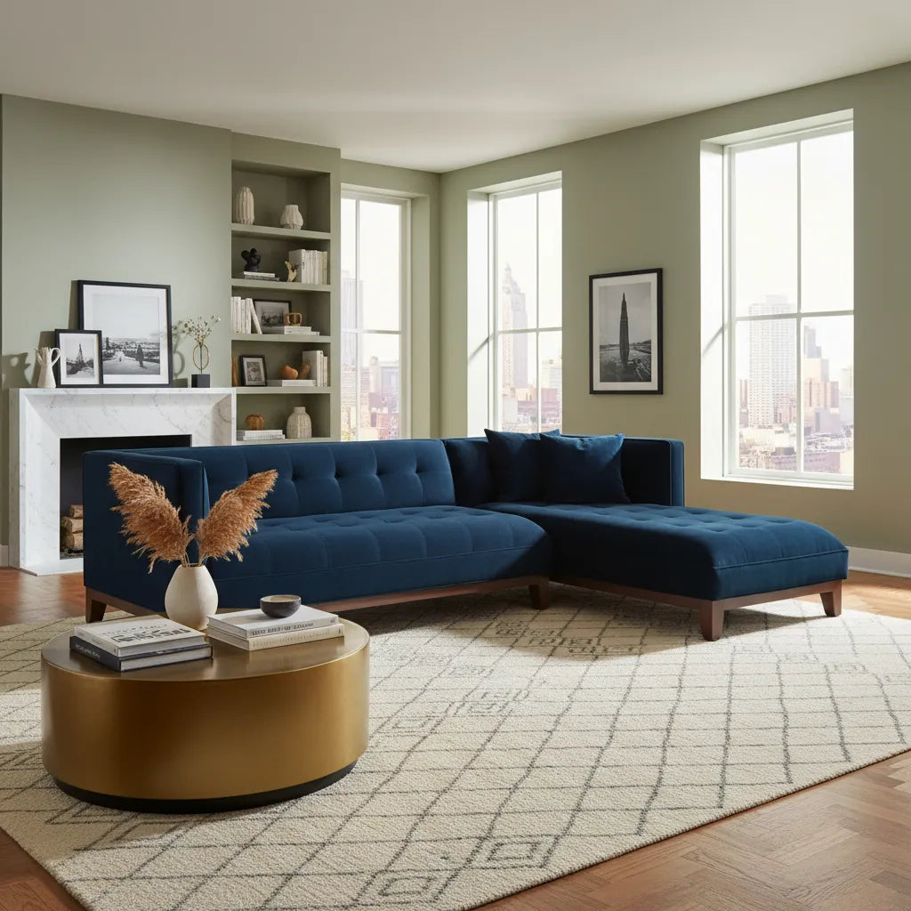 Sofá Praga · Seccional · Velvet