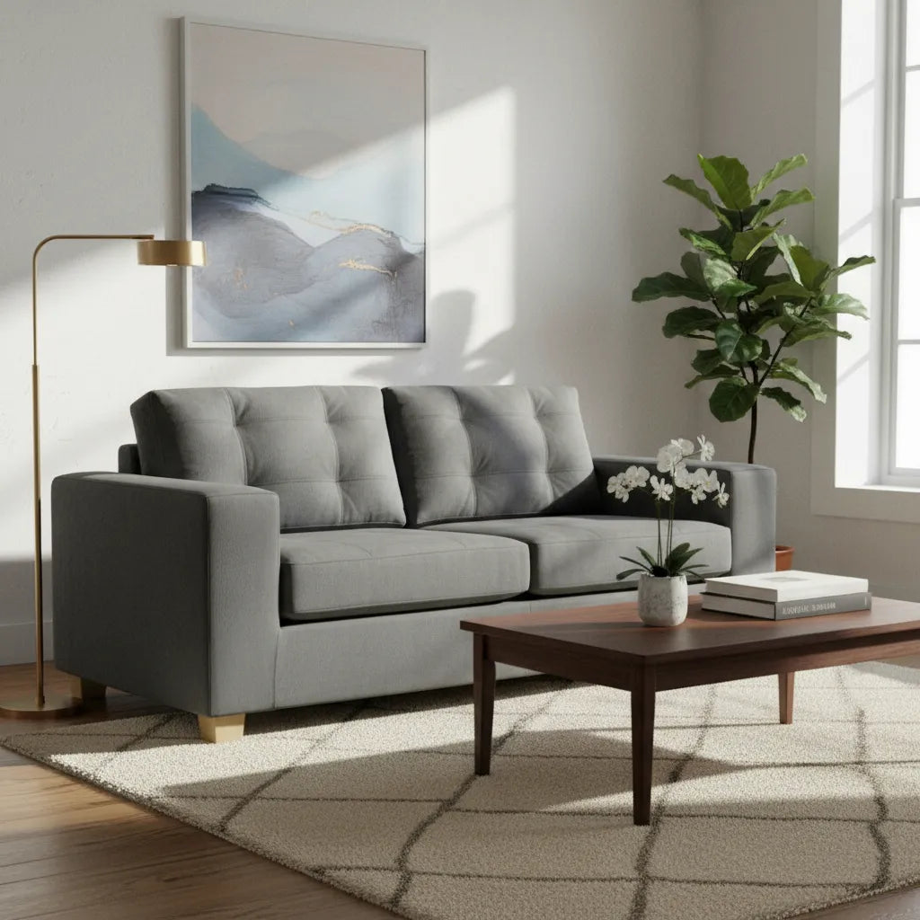 Sofá Monet · 3C · Velvet · Space Grey