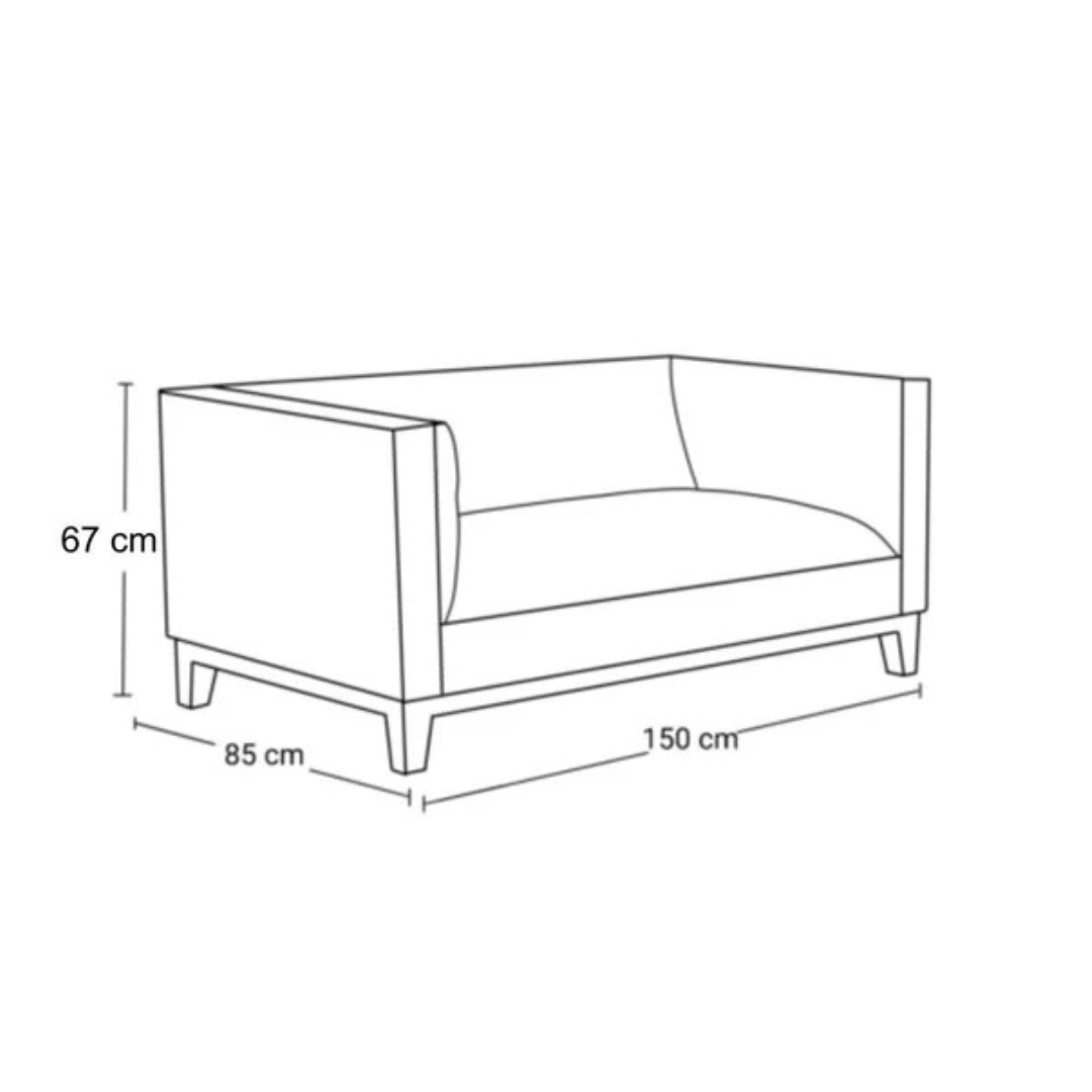 Sofá Praga · 2C · Velvet