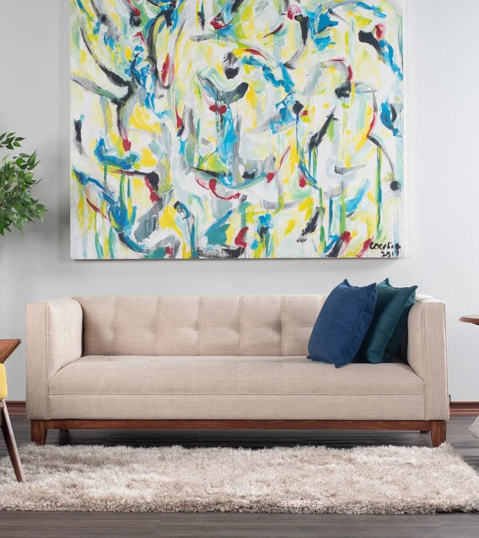 Sofá Praga · 3C · Lino