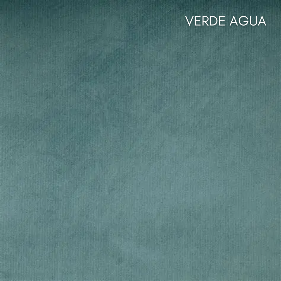 3 Cojines Clásicos · Velvet · Verde Agua